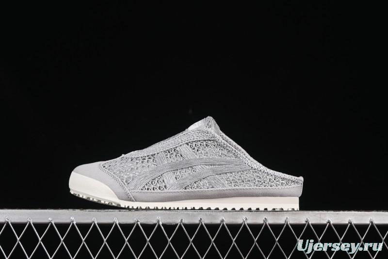 Onitsuka Tiger Mexico 66 Sabot Slip-On Shoes with Breathable Mesh Upper - 1183A707-020