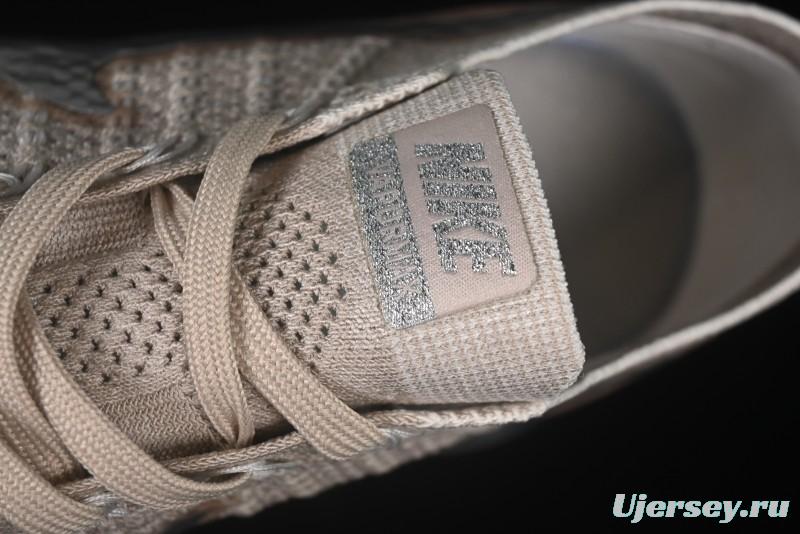 Nike Vapormax Flyknit Breathable Casual Running Shoes with Full-Length Air Cushion - 849557-202