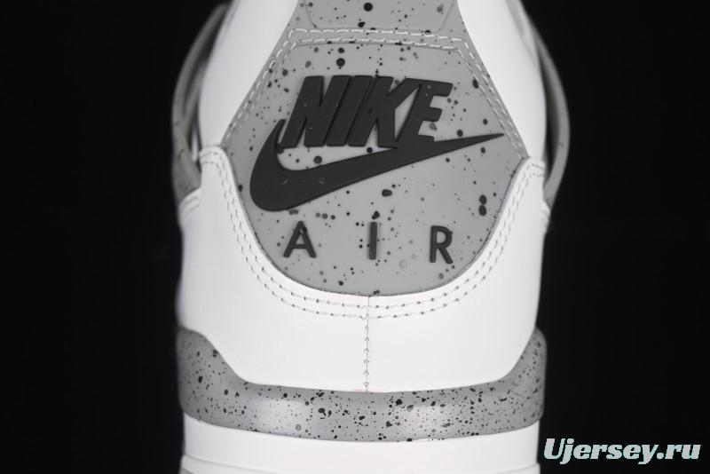Nike Air Jordan 4 Retro White Cement Basketball Shoes - FV5029-100