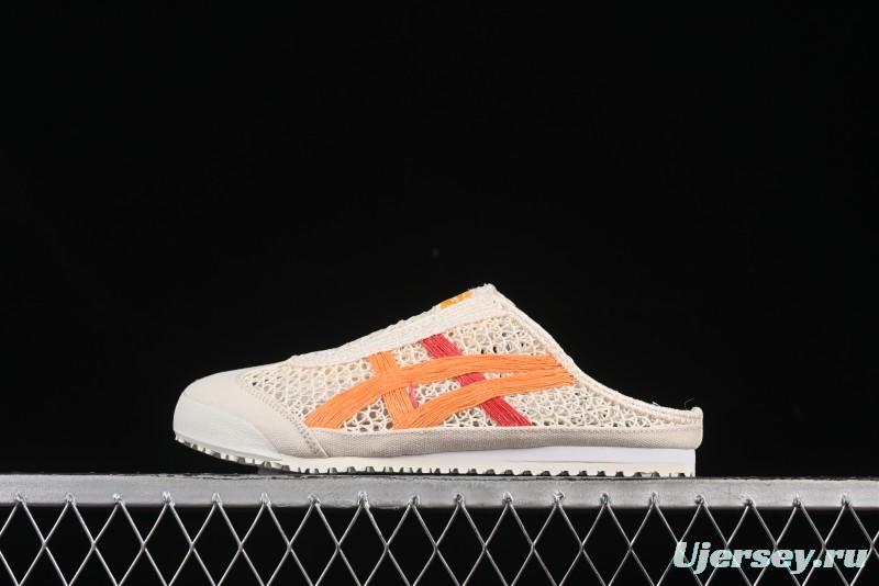 Onitsuka Tiger Mexico 66 Sabot Slip-On Sneakers with Breathable Mesh Upper - 1183A707-106