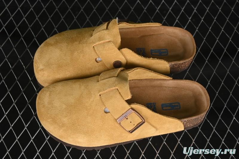 Birkenstock Arizona Soft Footbed Sandals with Suede Leather and Lambswool Lining - G.D4
