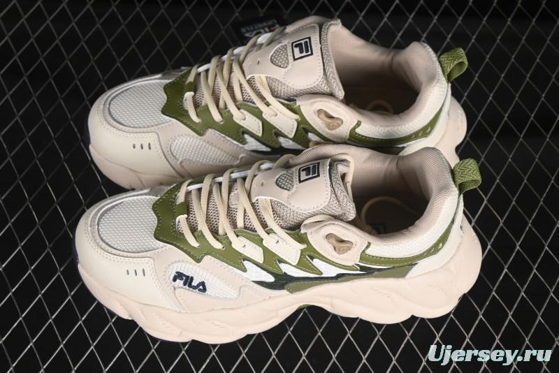 Fila Fusion Fern 2.0 Retro Chunky Sneakers with 3CM Heightening Sole - F12M511101FMC