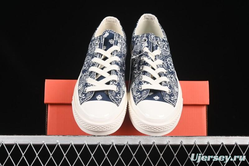 Converse Chuck 1970s Low Top Casual Sneakers with Paisley Pattern - A15751C