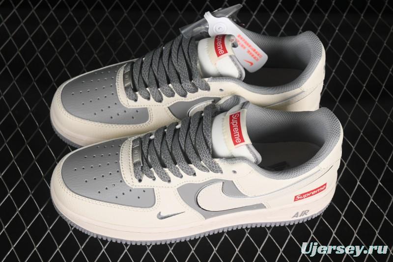 Nike Air Force 1 '07 Low Supreme Casual Sneakers with Full-Length Air Cushion - HH7518-058