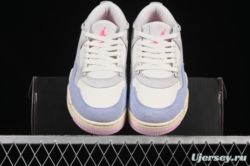 Nike Air Jordan 4 Remastered Retro Sneakers with Textile Mesh and Suede Upper - IB4466-025