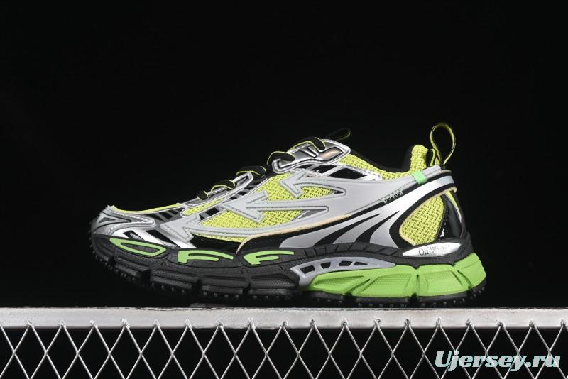 Off-White Be Right White Green Low-Top Lifestyle Casual Shoes - X.E5