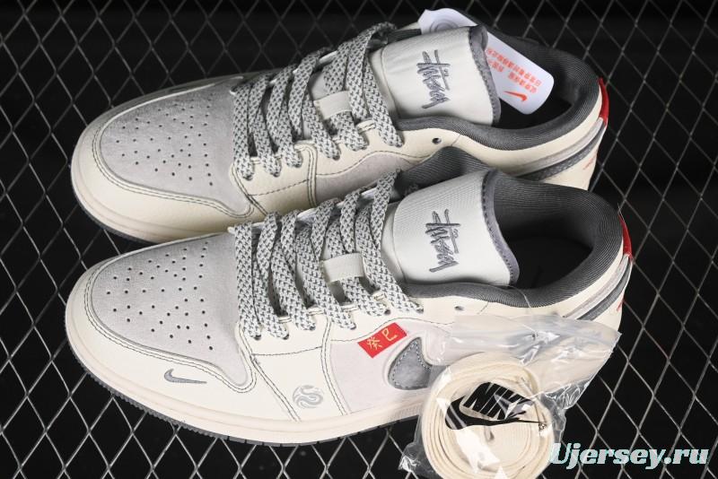 Nike Air Jordan 1 Low Retro Basketball Shoes Snake Year Limited Edition High-End Custom - YX5066-315