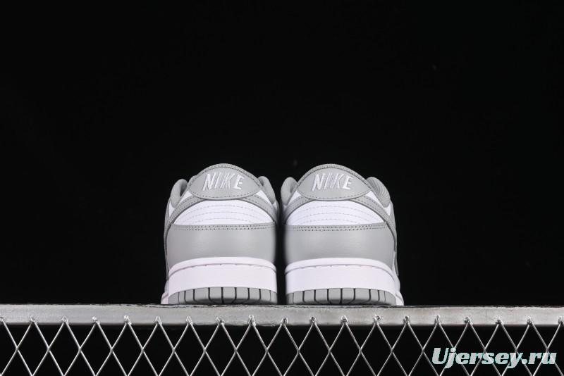 Nike SB Dunk Low White Grey Low-Top Casual Skate Shoes - HF5441-105