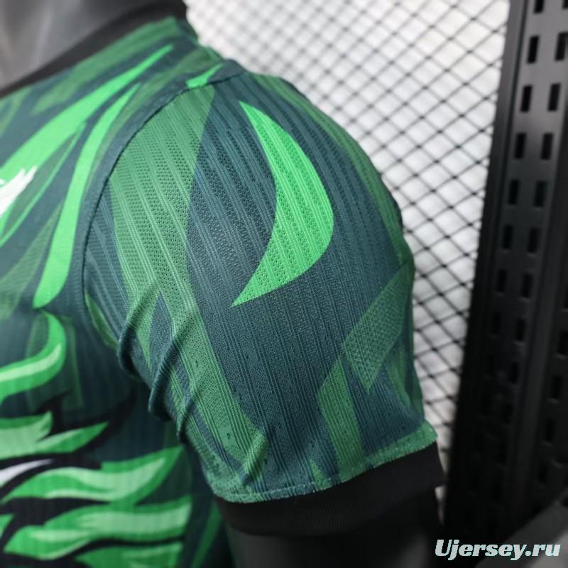 Player Version 25/26 Liverpool Green with Dragon Pattern Jersey