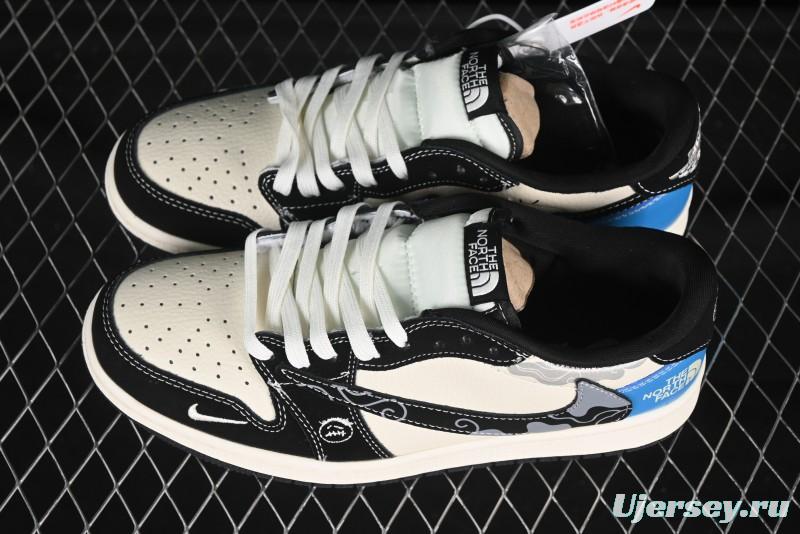 Nike Travis Scott x Fragment Design x Air Jordan 1 Low OG SP AJ1 Collaboration Sneakers - XS2024-052