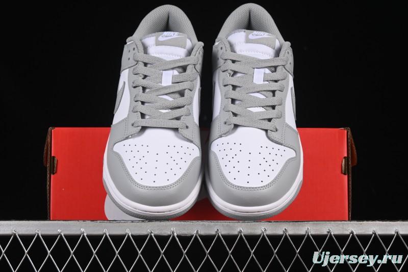 Nike SB Dunk Low White Grey Low-Top Casual Skate Shoes - HF5441-105