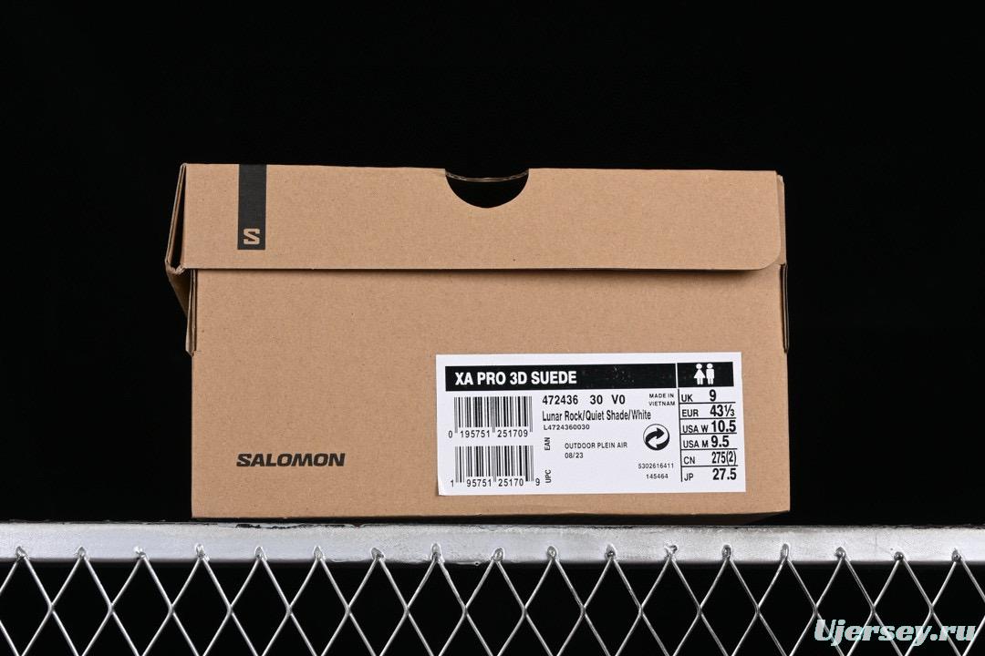 Salomon XA PRO 3D Suede Outdoor Trail Running Shoes - 472436-30