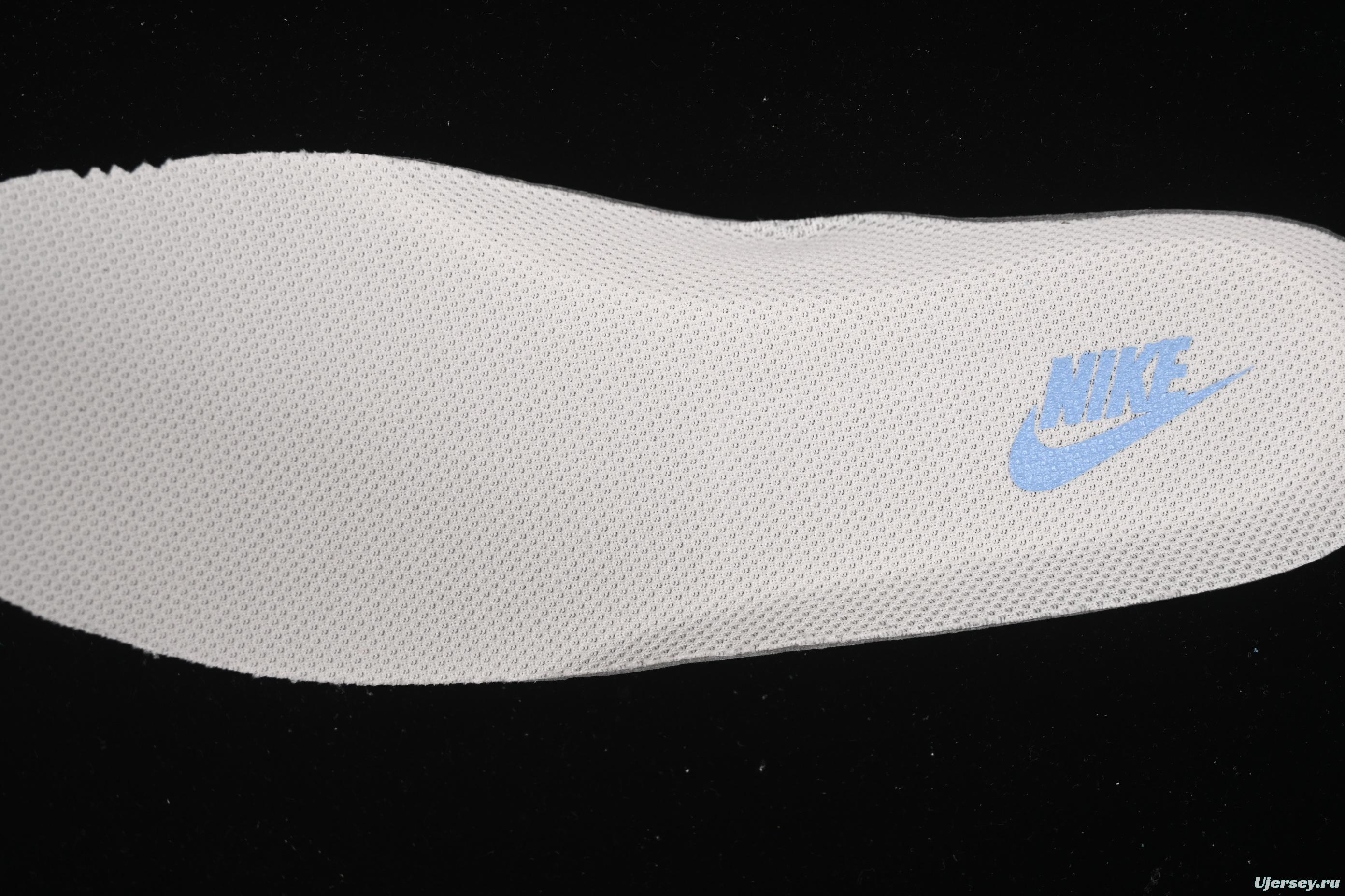 Nike Air Force 1'07 Low Supreme Collaboration Light Blue Swoosh Casual Sneakers - XS3464-577