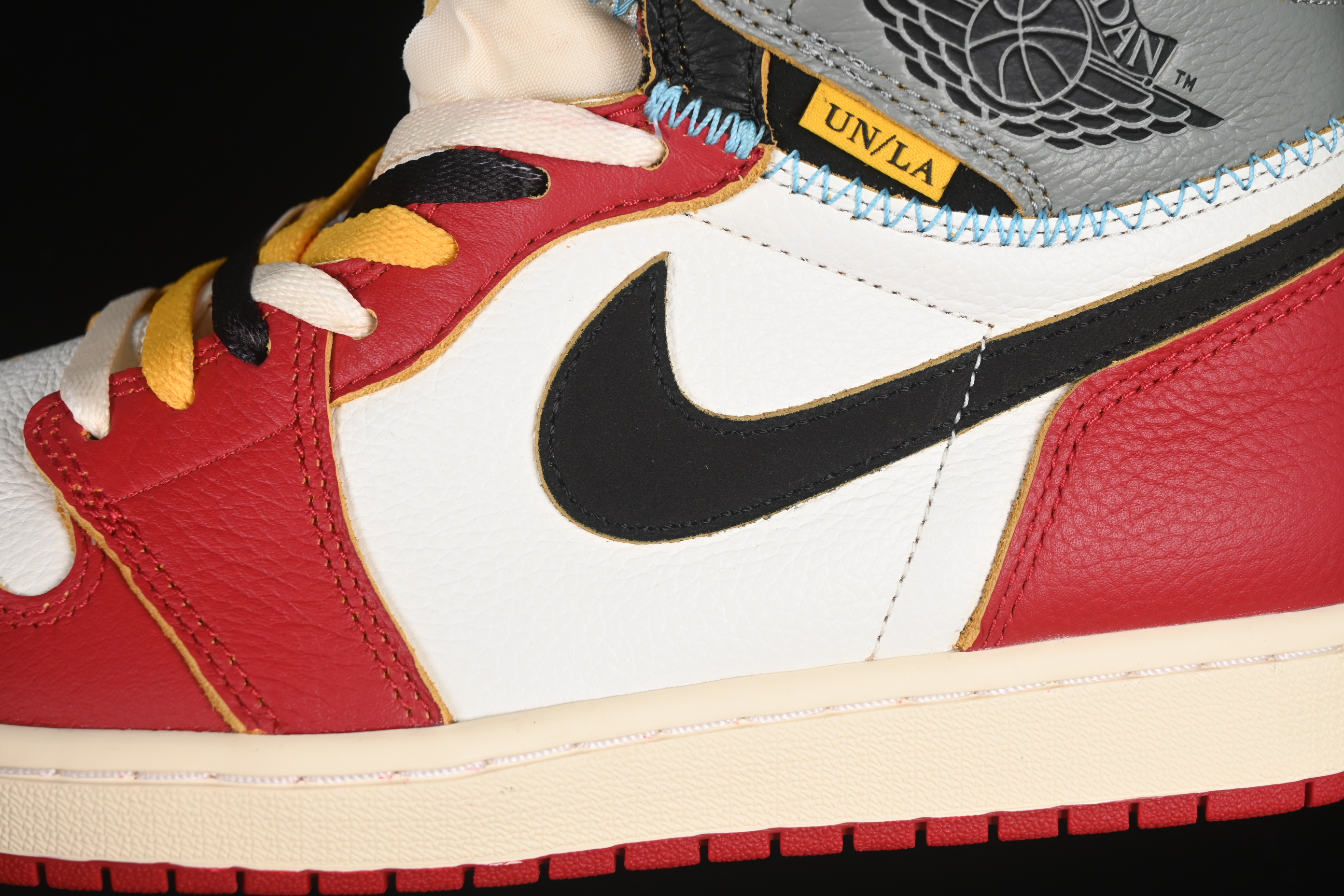 Nike Union x Air Jordan 1 Retro High Basketball Shoes with Chicago-Inspired Design - HV8563-600