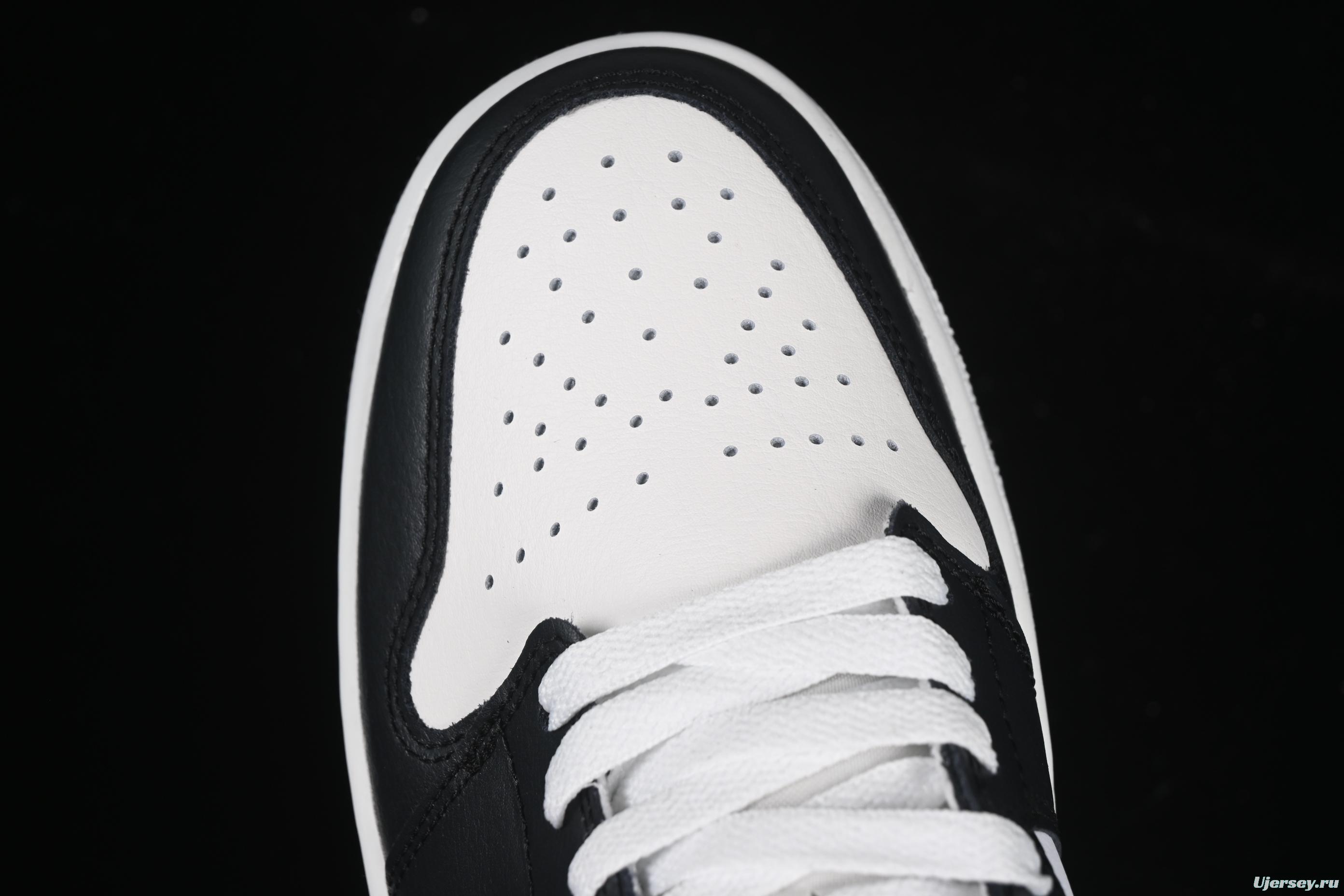 Nike Air Jordan 1 Low Retro Casual Sneakers in Cream White - 553558-153