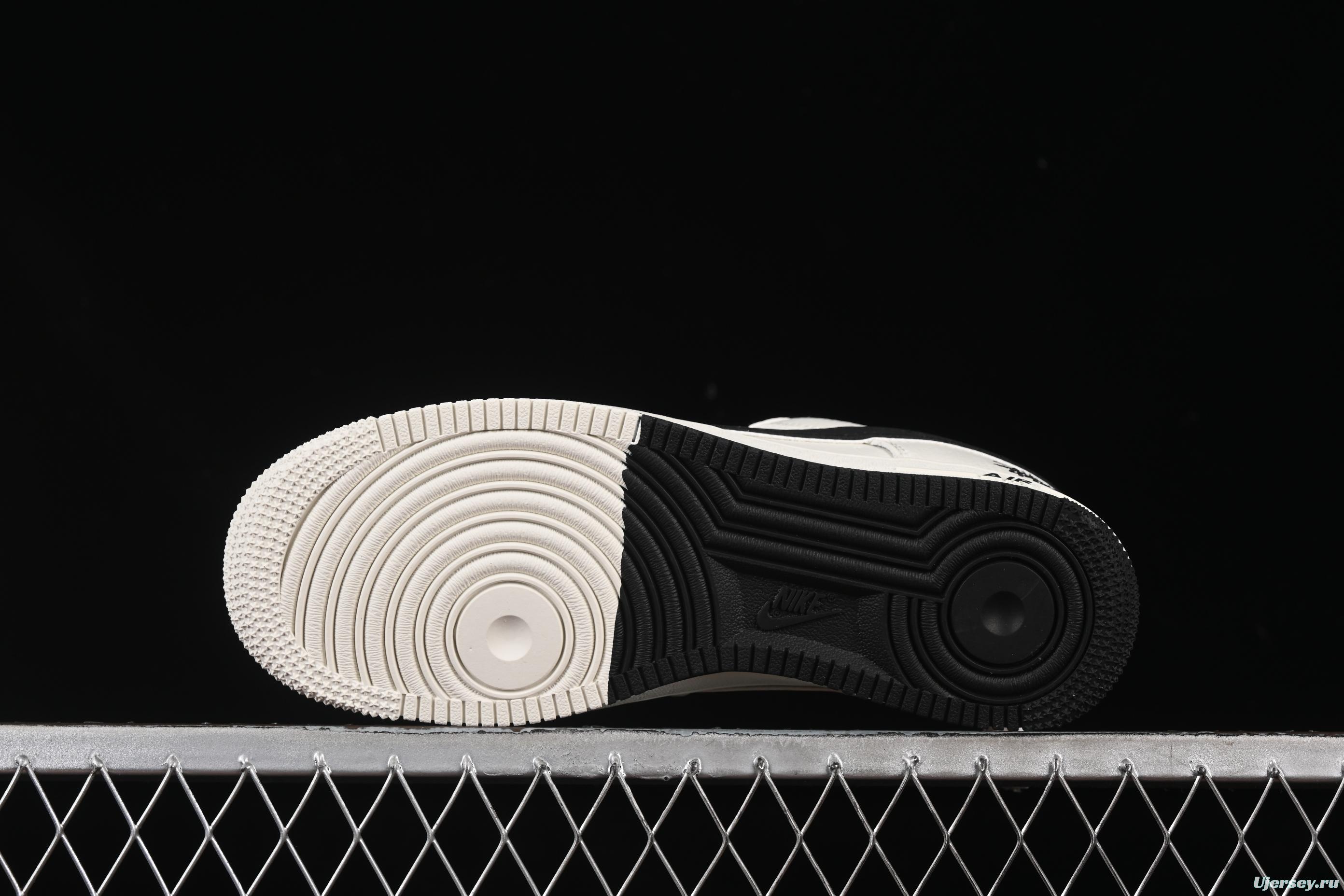 Nike Air Force 1 '07 Low Stussy Collaboration Dual-Tone Red Tag Casual Sneakers - CS5288-010