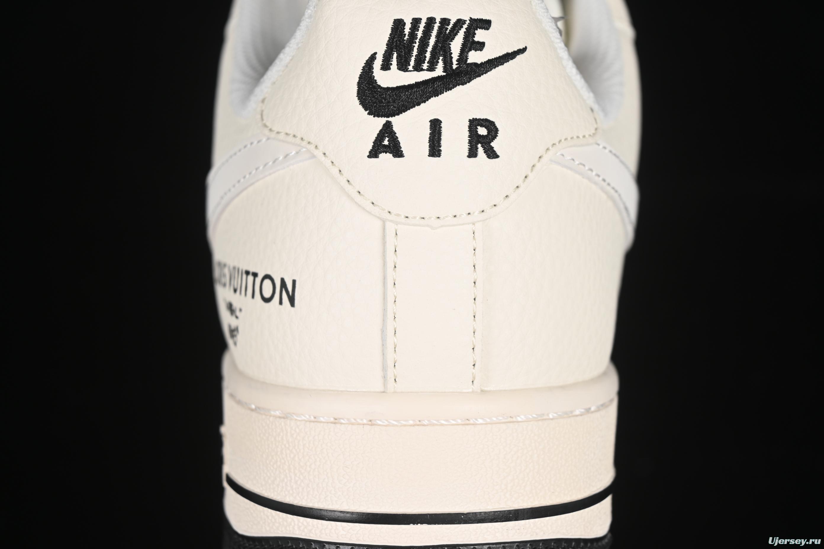 Nike Air Force 1'07 Low LV Collaboration Off-White Black Sole Casual Sneakers - XX3168-139