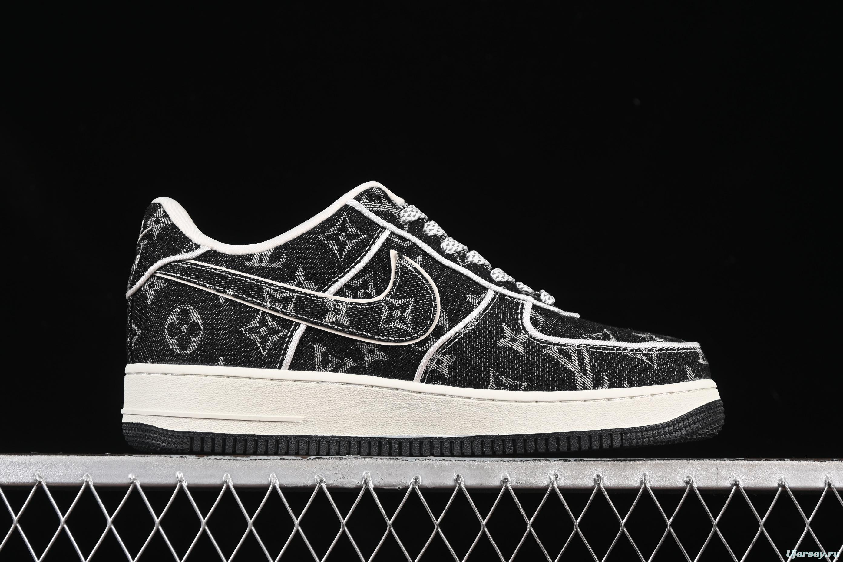 Nike Air Force 1'07 Low LV Collaboration Dark Denim Low-Top Casual Sneakers - SC9207-531