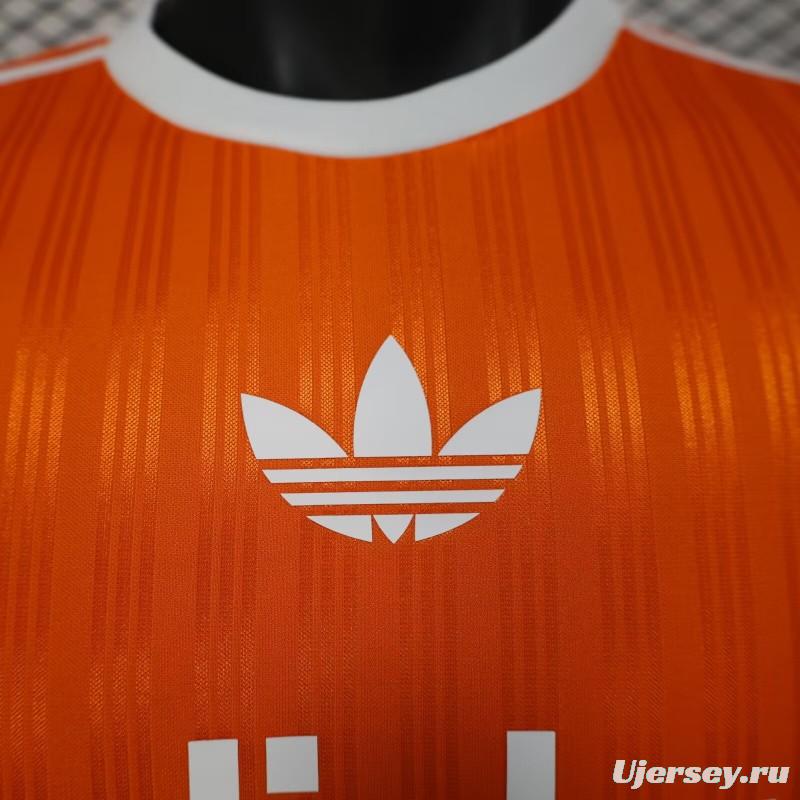 Player Version 2025 Adidas Original Orange Jersey