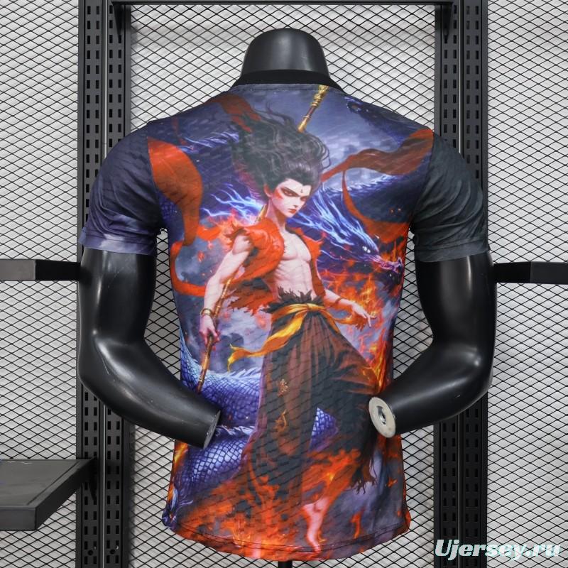 Player Version 2025 Japan Purple with Anime NAZHAI Graphic Jersey