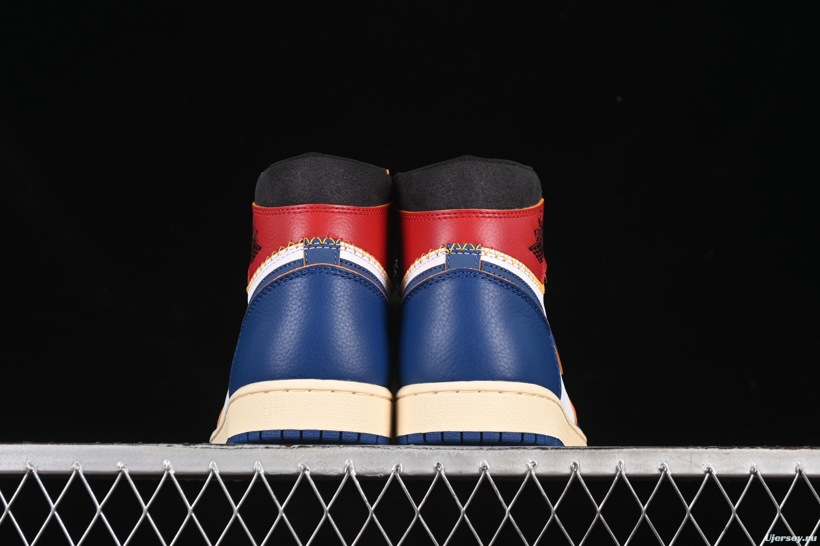 Nike Air Jordan 1 x Union AJ1 Limited Edition Deconstructed Patchwork Basketball Shoes - BV1300-146