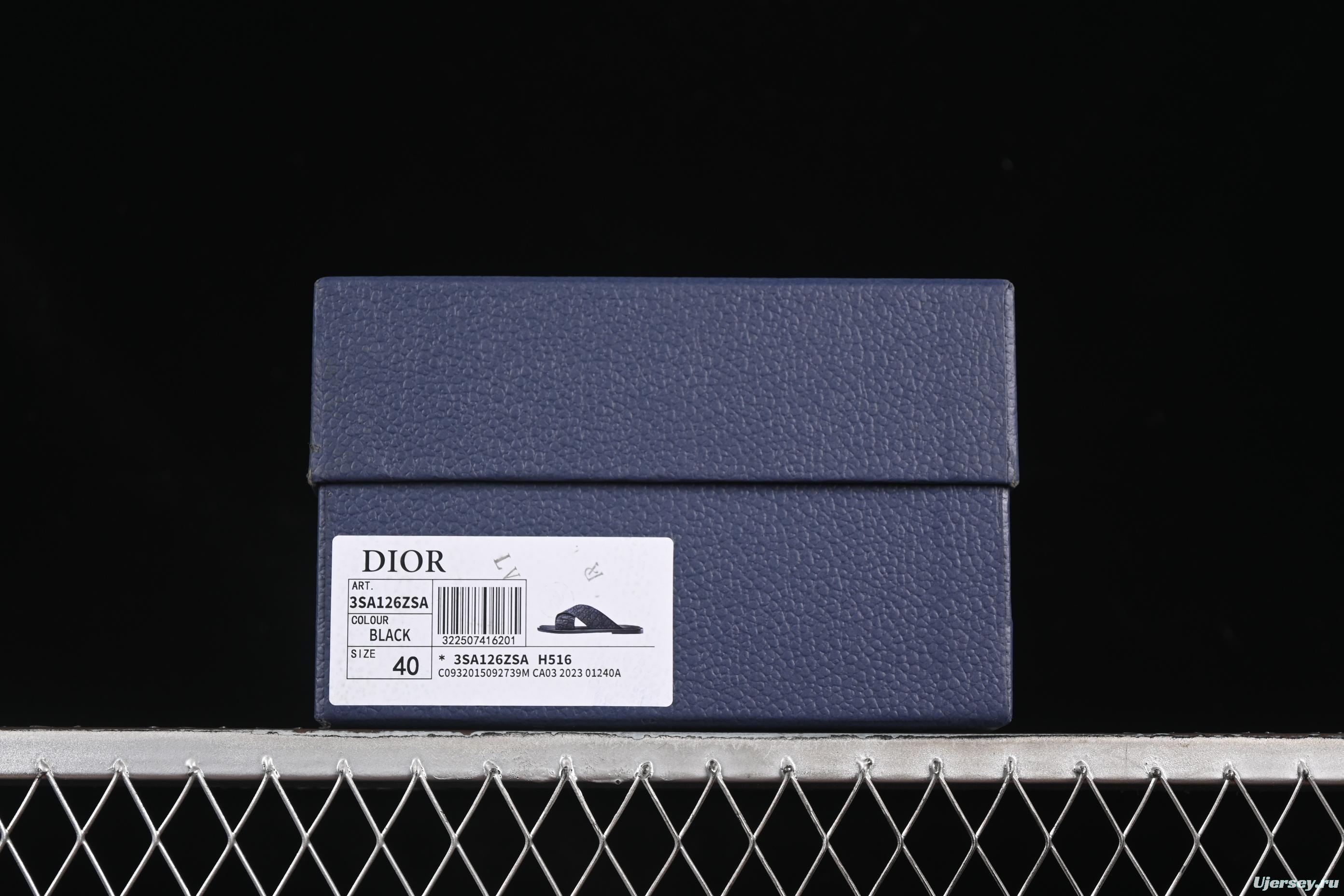 Dior Alias Oblique Summer Men's Lace-Up Casual Sandals with Cross-Strap Design - 3SA126ZSA