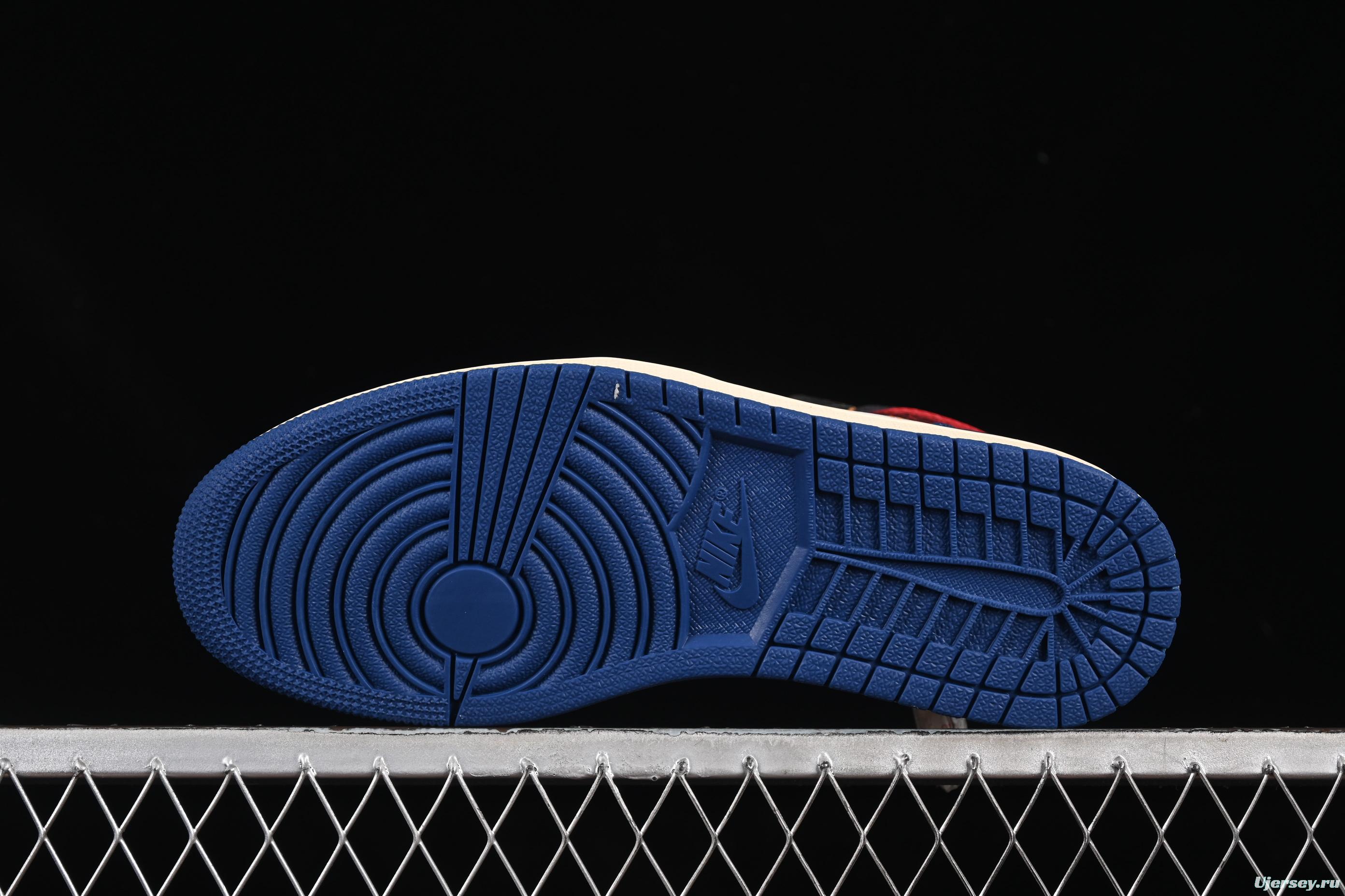 Nike Air Jordan 1 x Union AJ1 Limited Edition Deconstructed Patchwork Basketball Shoes - BV1300-146