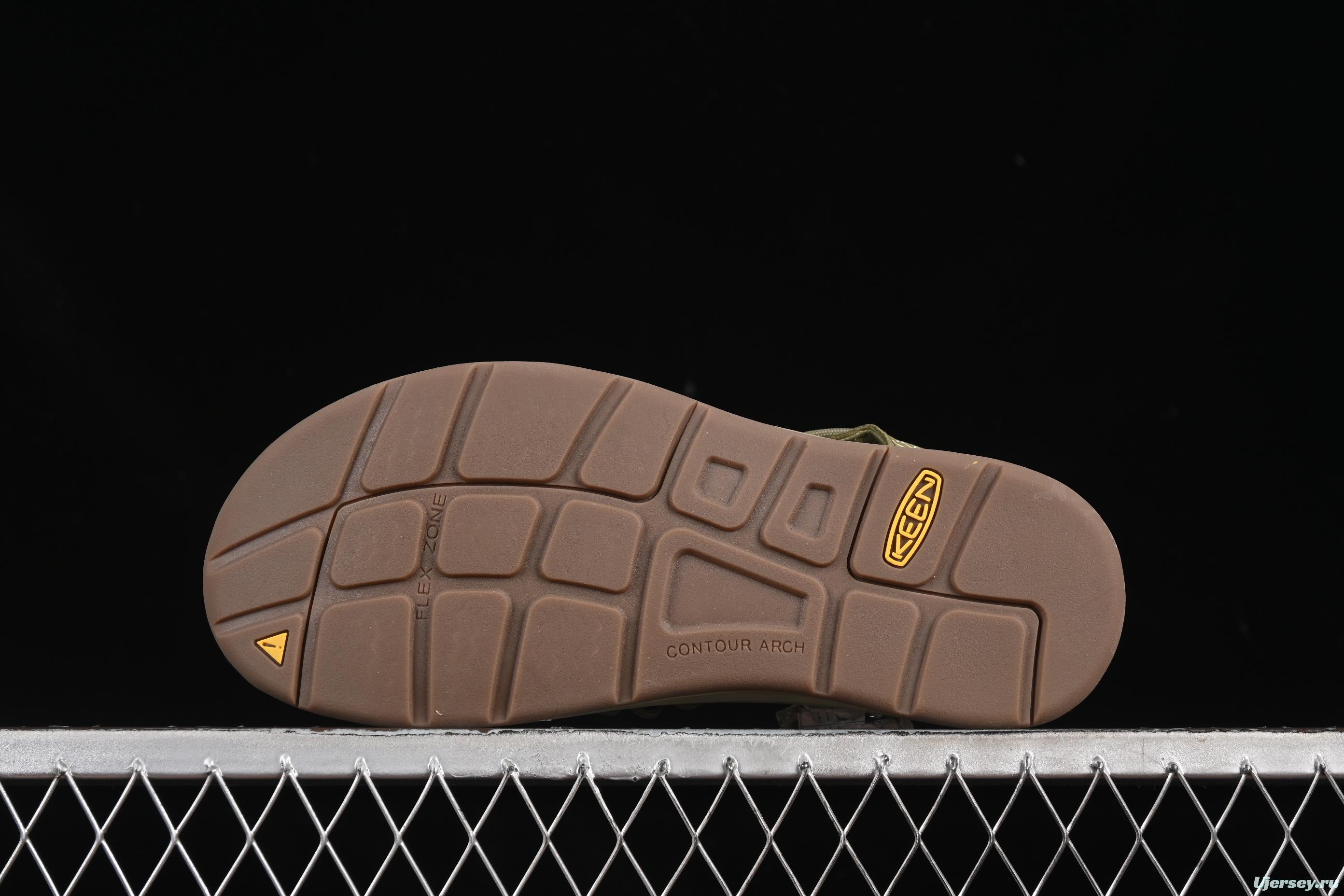 Keen Uneek Flat-M Woven Elastic Strap Casual Outdoor Water Sandals - 1014097