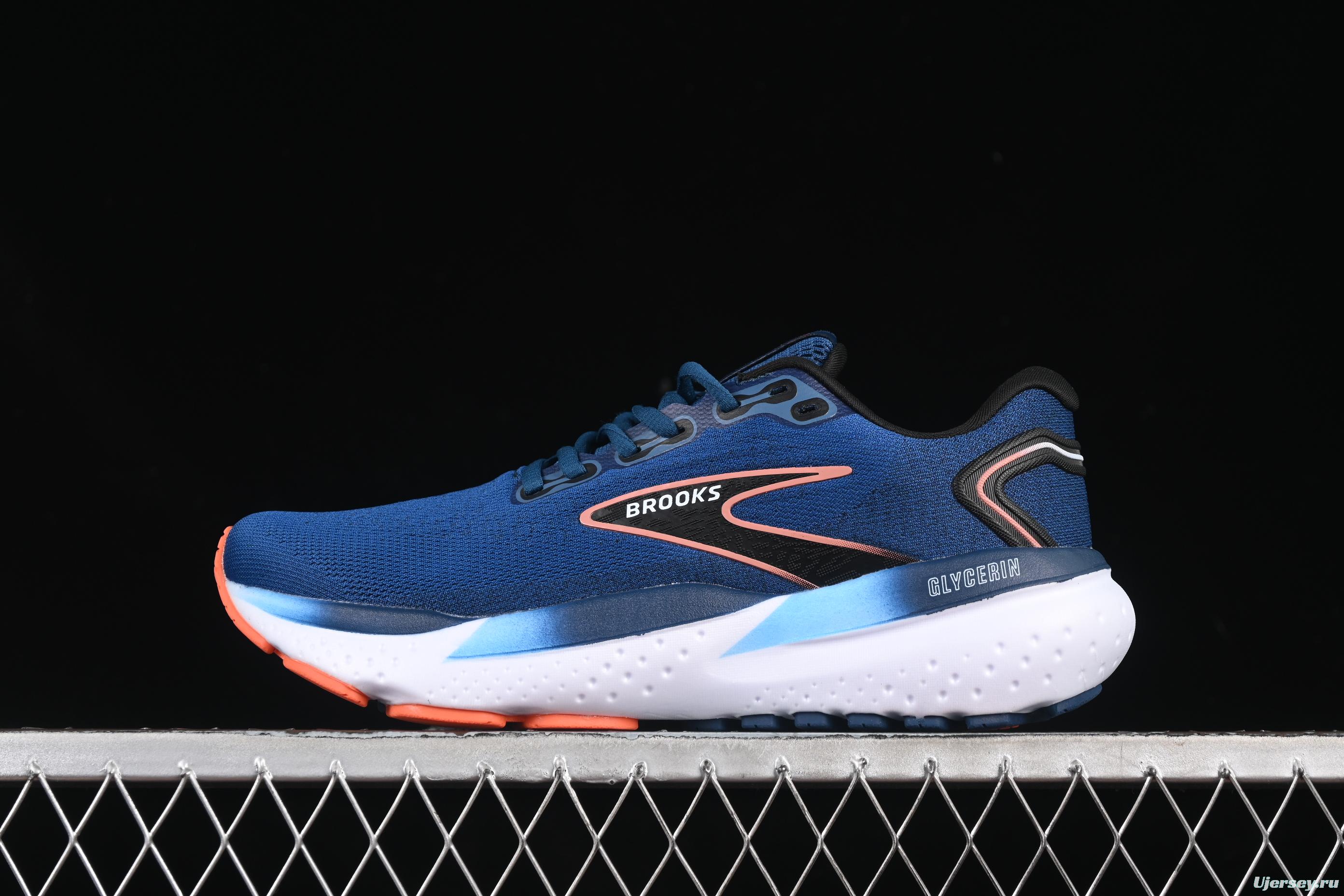 Brooks Glycerin 21 Cushioned Marathon Nitrogen Running Shoes - 1104191D474