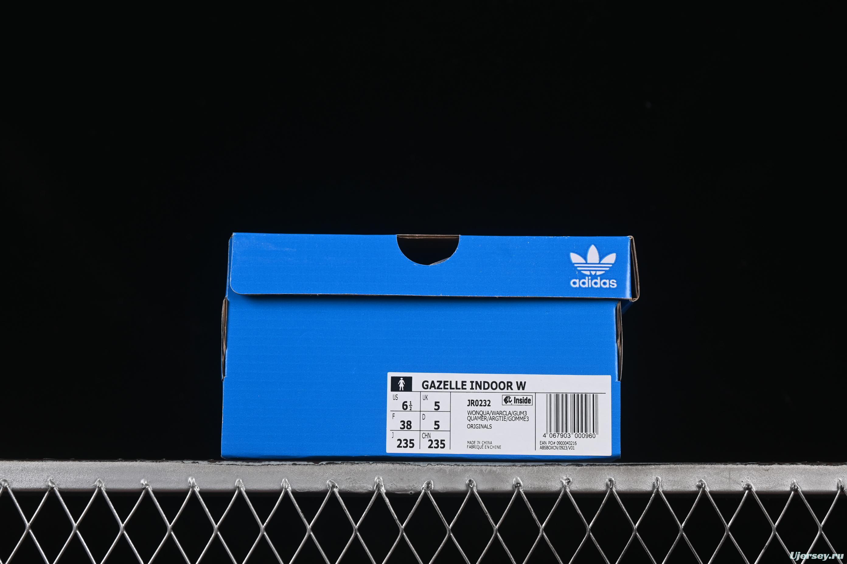 Adidas Originals Gazelle Indoor Retro Casual Slip-Resistant Wear-Resistant Low-Top Sneakers - JR0232