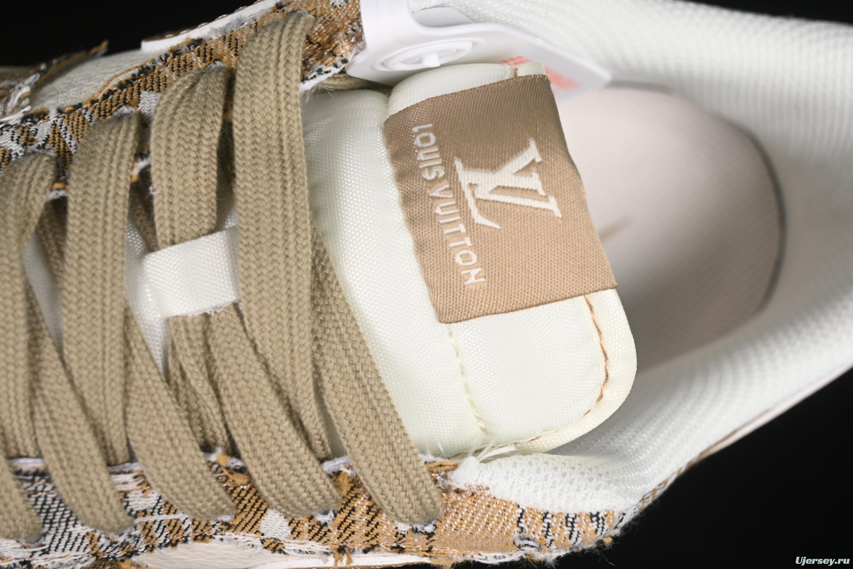 Nike Air Force 1'07 Low LV Collaboration Khaki Print Denim Casual Sneakers - XS1958-582