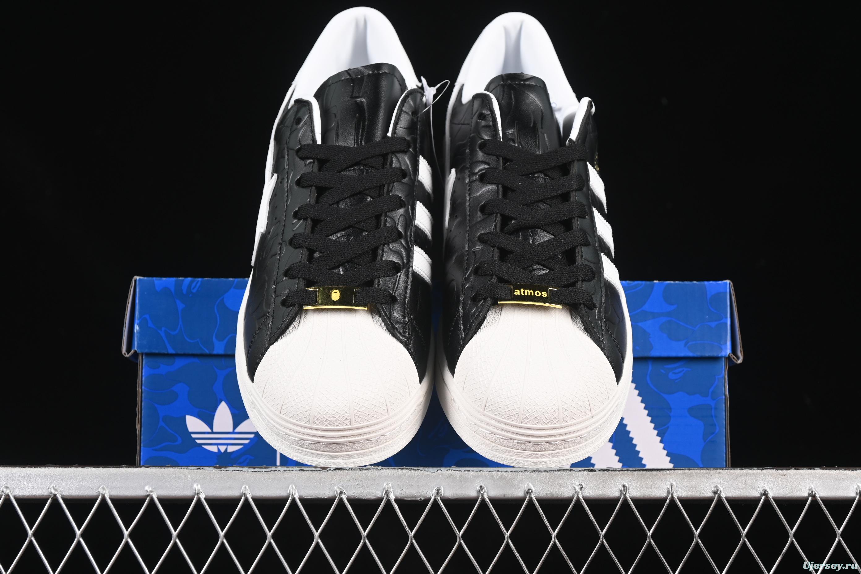 Bape x Adidas Superstar Shell Toe Casual Sneakers - JQ3666