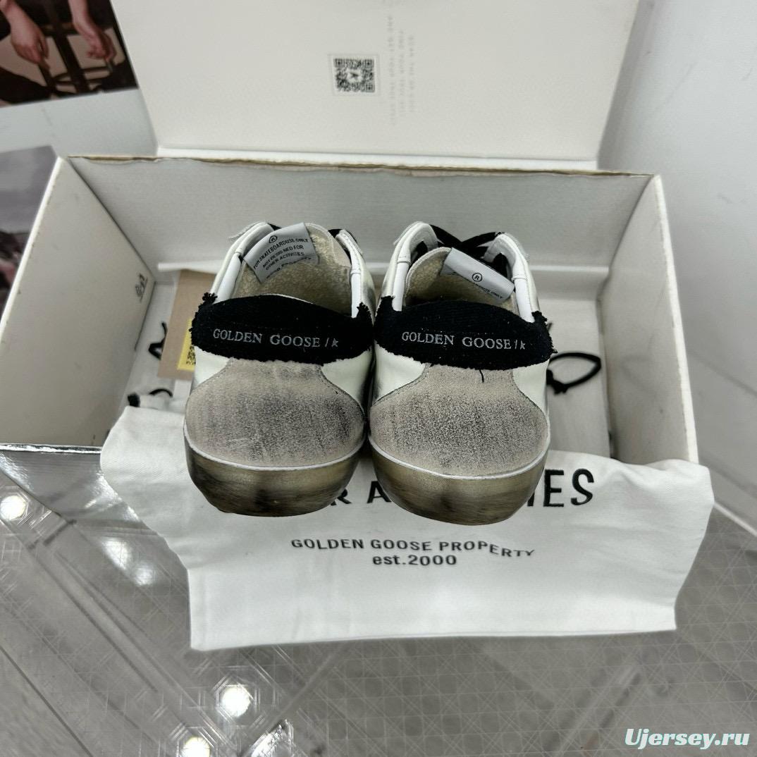 2025 Men GGDB White Black Leather Suede Sneakers SUPER STAR