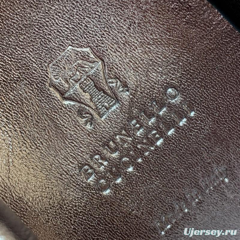 2025 Women Brunello Cucinelli Beige Brown Mesh Leather Sneakers