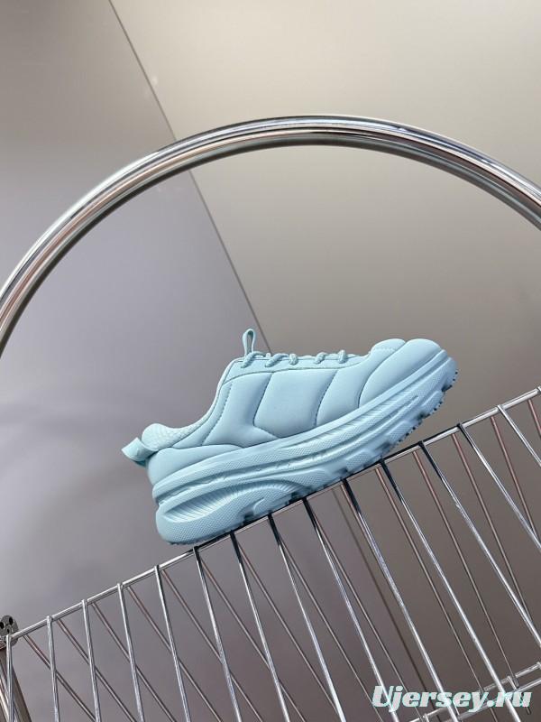 2025 Women Marni Blue Fabric Sneakers