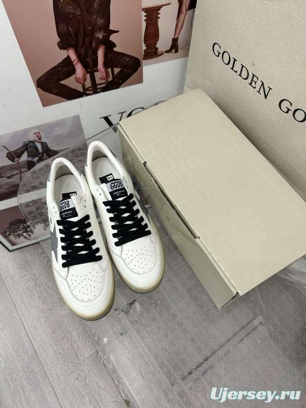 2024 Unisex GGDB White Grey Leather Sneakers MJ00260