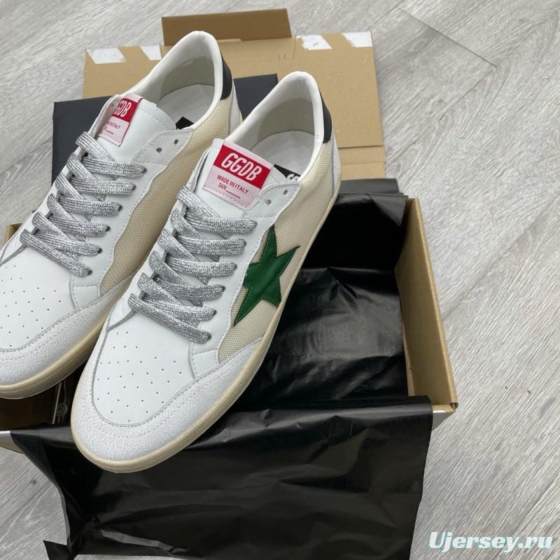 2024 Unisex GGDB White Green Suede Leather Sneaker MJ00260
