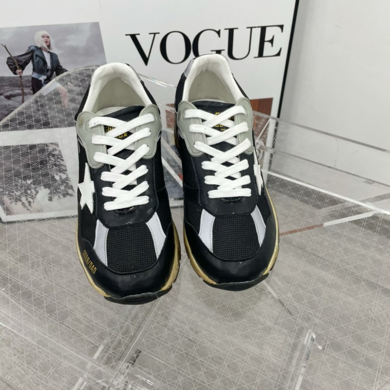 2024 Unisex GGDB Black White Grey Mesh Leather Sneakers