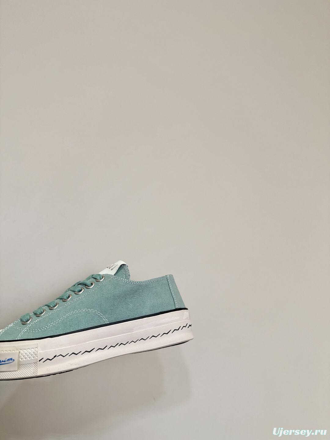 2025 Women VISVIM Green Canvas Sneakers