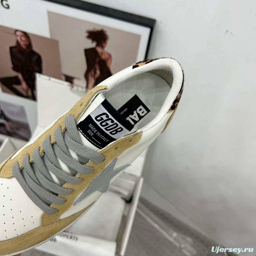 2024 Unisex GGDB White Beige Grey Suede Leather Low-Top Sneakers MJ00260