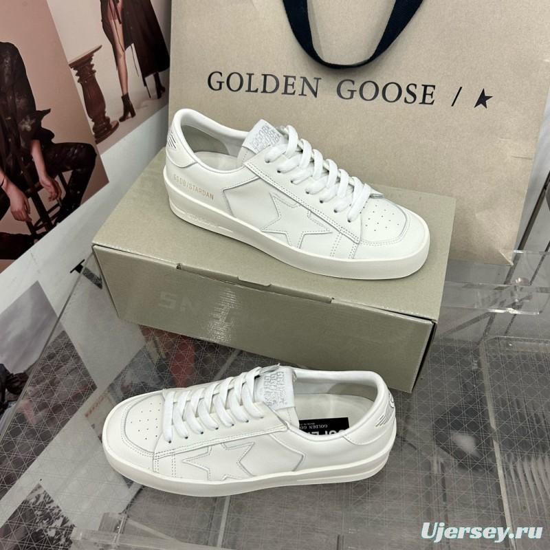 2024 Unisex GGDB White Leather Low Top Sneakers MJ00260