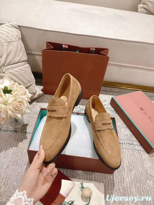 2025 Women LP Tan Suede Loafer LY00320