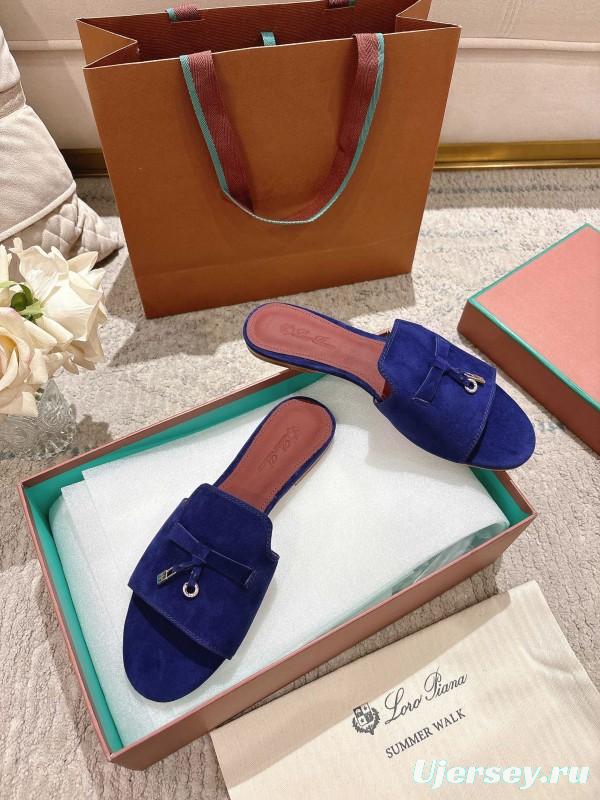 2025 Slippers LP Blue Suede Slide LY00000