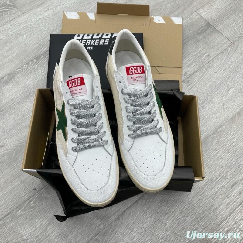 2024 Unisex GGDB White Green Suede Leather Sneaker MJ00260
