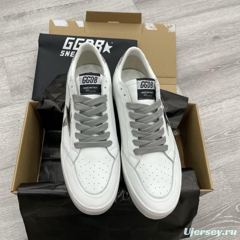 2024 Unisex GGDB White Black Leather Sneakers MJ00260