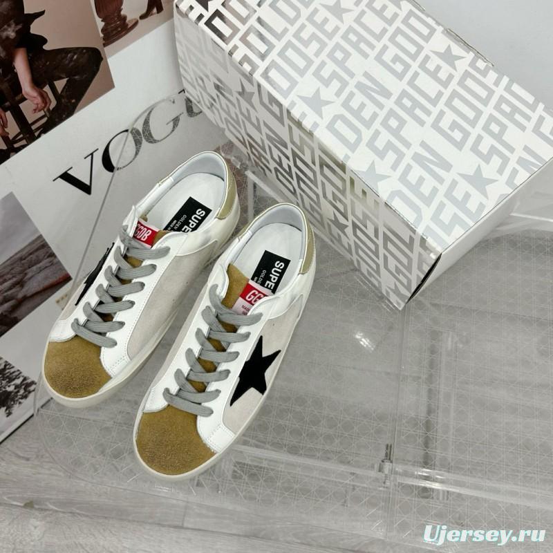 2025 Women GGDB White Black Beige Leather Suede Sneakers