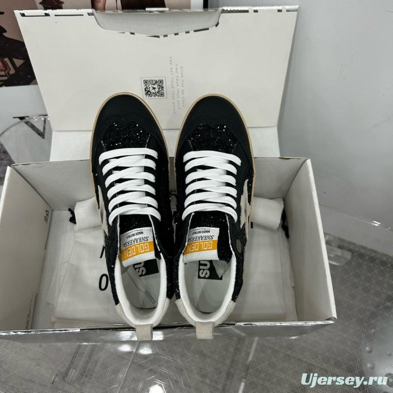 2024 Unisex GGDB Black White Suede High-top Sneakers MJ00300