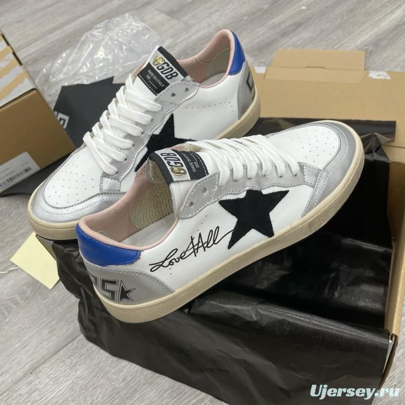 2024 Unisex GGDB White Grey Blue Leather Sneakers MJ00260