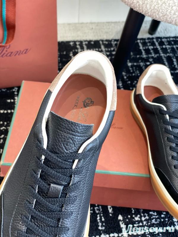 2024 Men LP Black Suede Leather Sneakers MJ00320