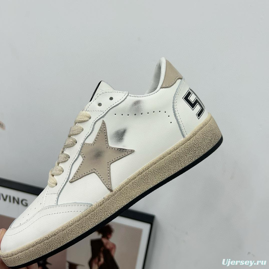 2024 Unisex GGDB White Grey Leather Sneakers MJ00260